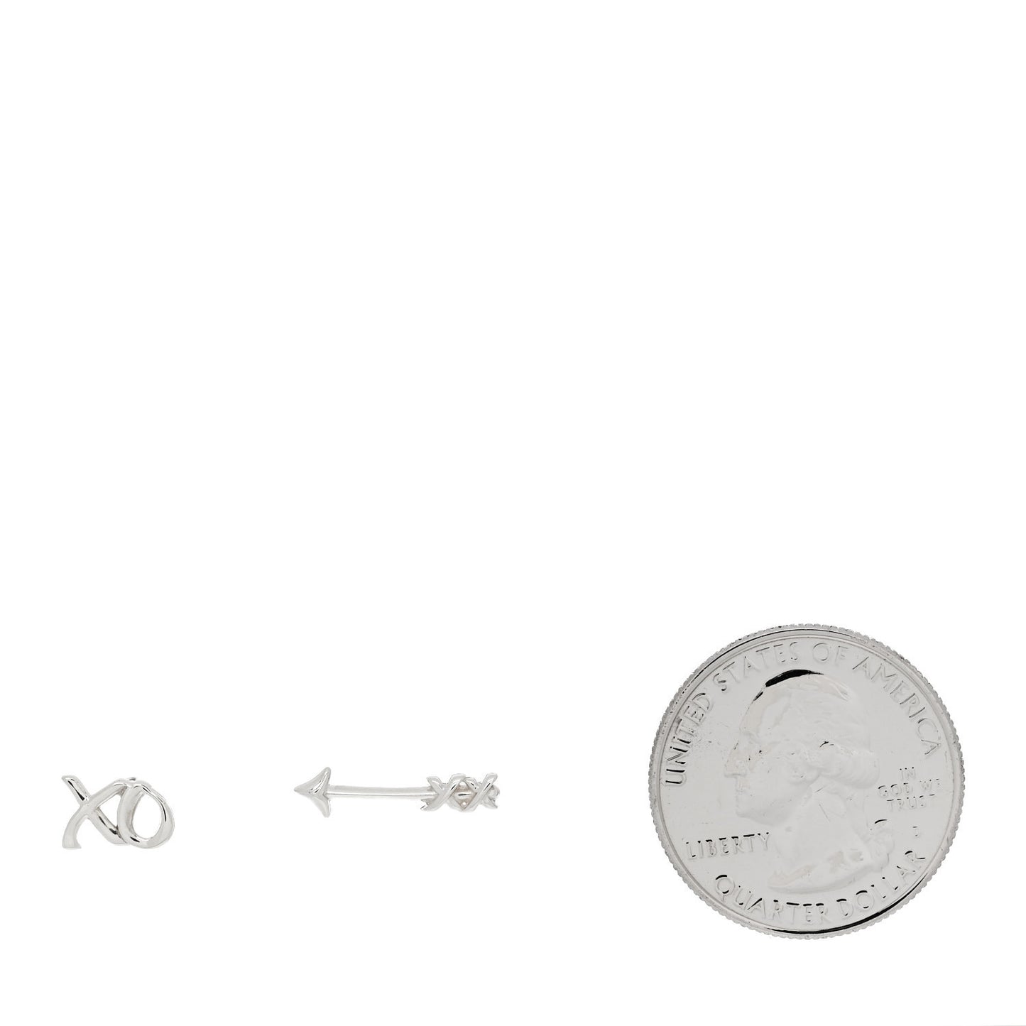 Sterling Silver Paloma Picasso Love and Kisses Arrow Earrings