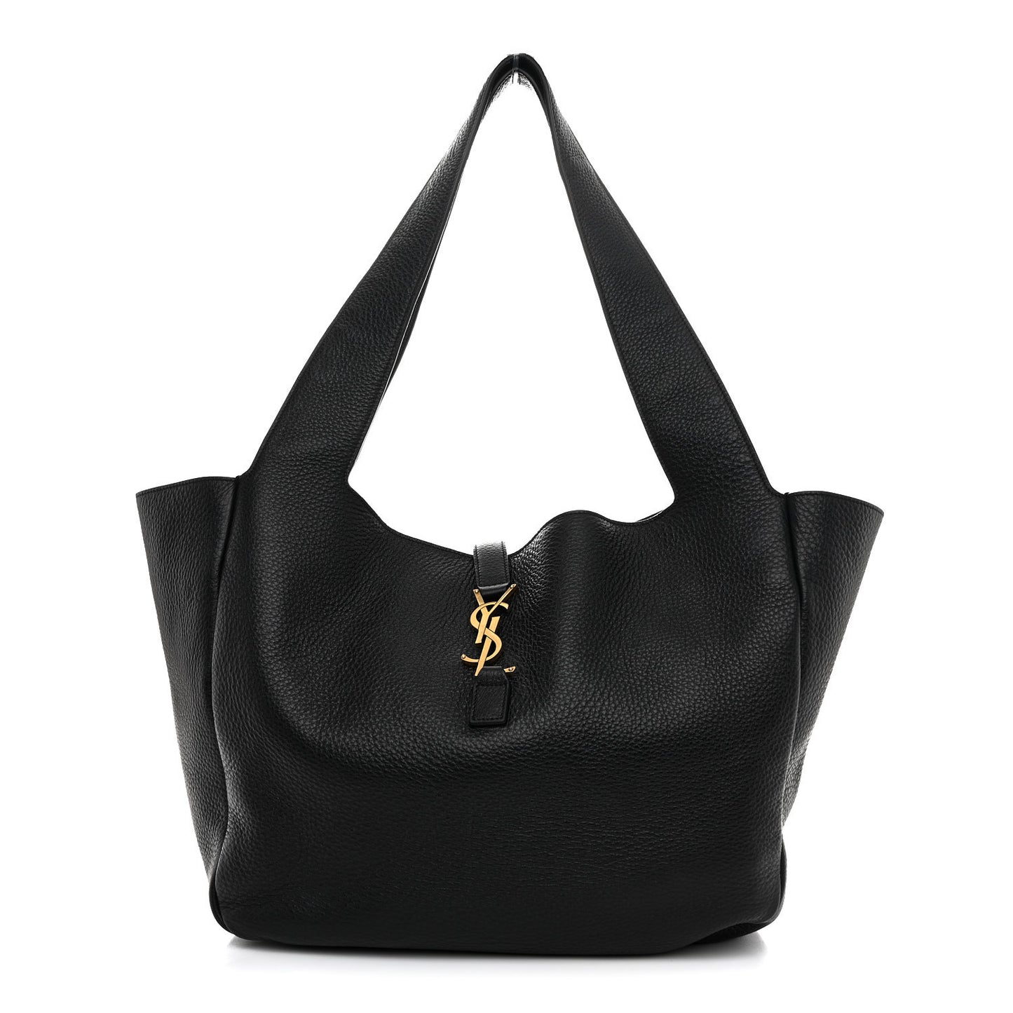 Grained Deerskin Bea Tote Black