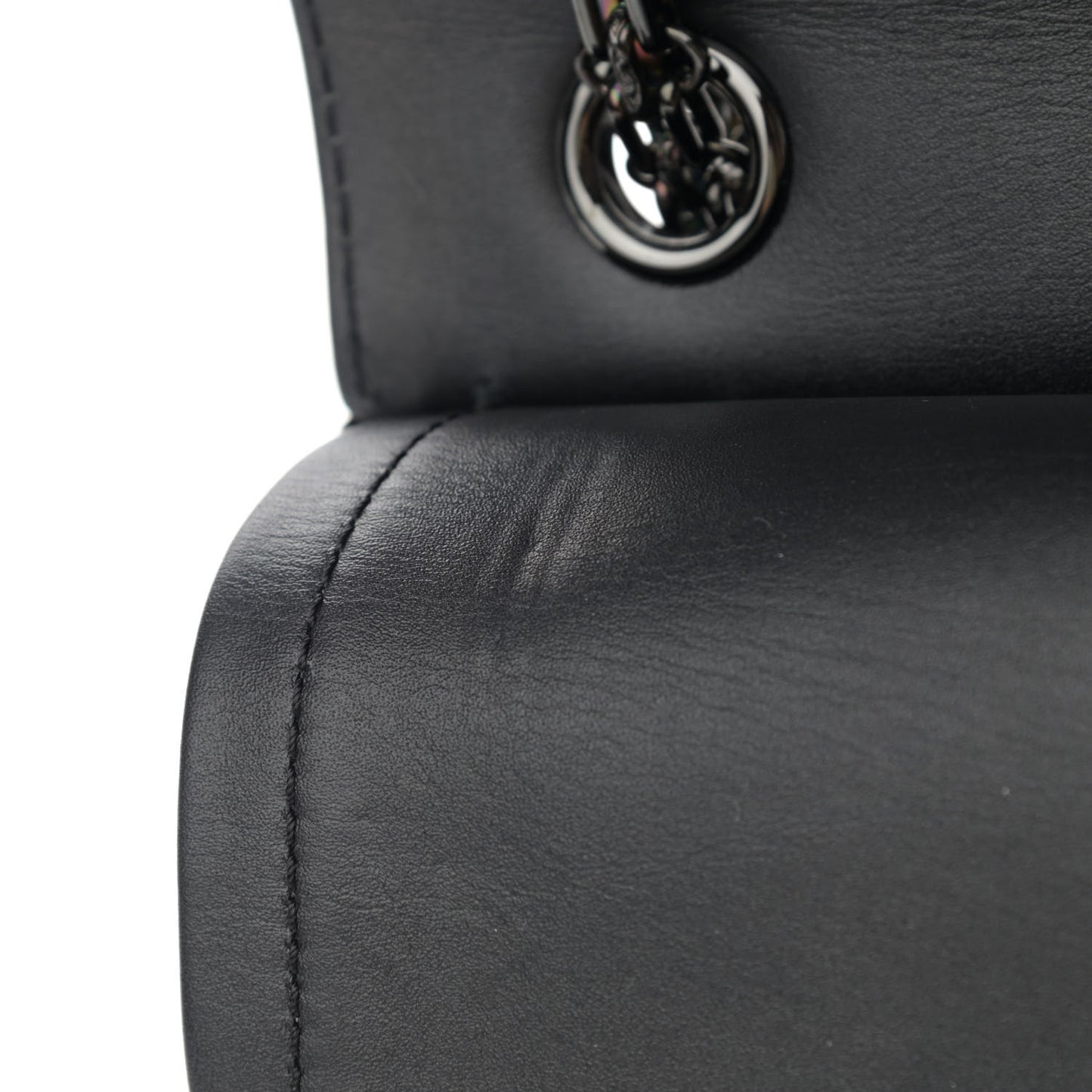 Patent Calfskin Quilted 2.55 Reissue 225 Flap So Black