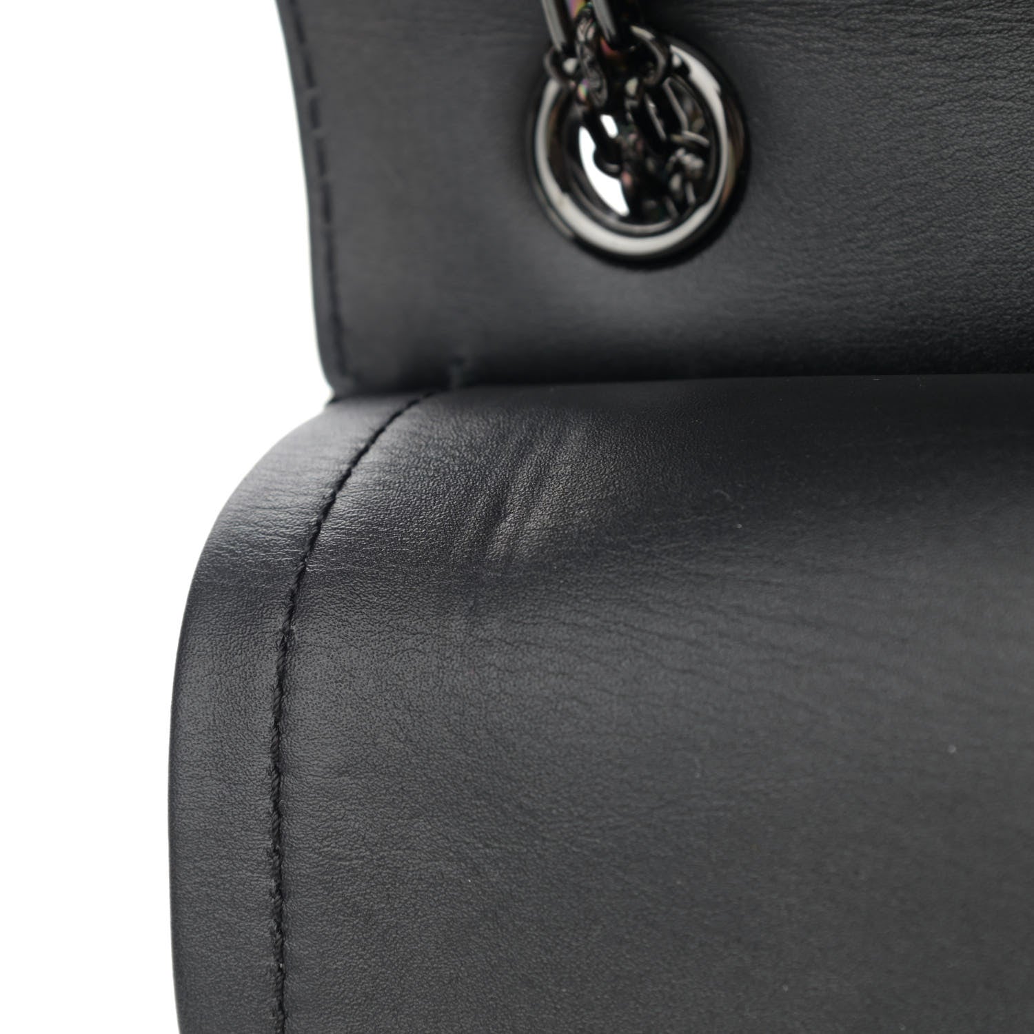 Chanel Patent Calfskin Quilted 2.55 Reissue 225 Flap So Black 12 of 13