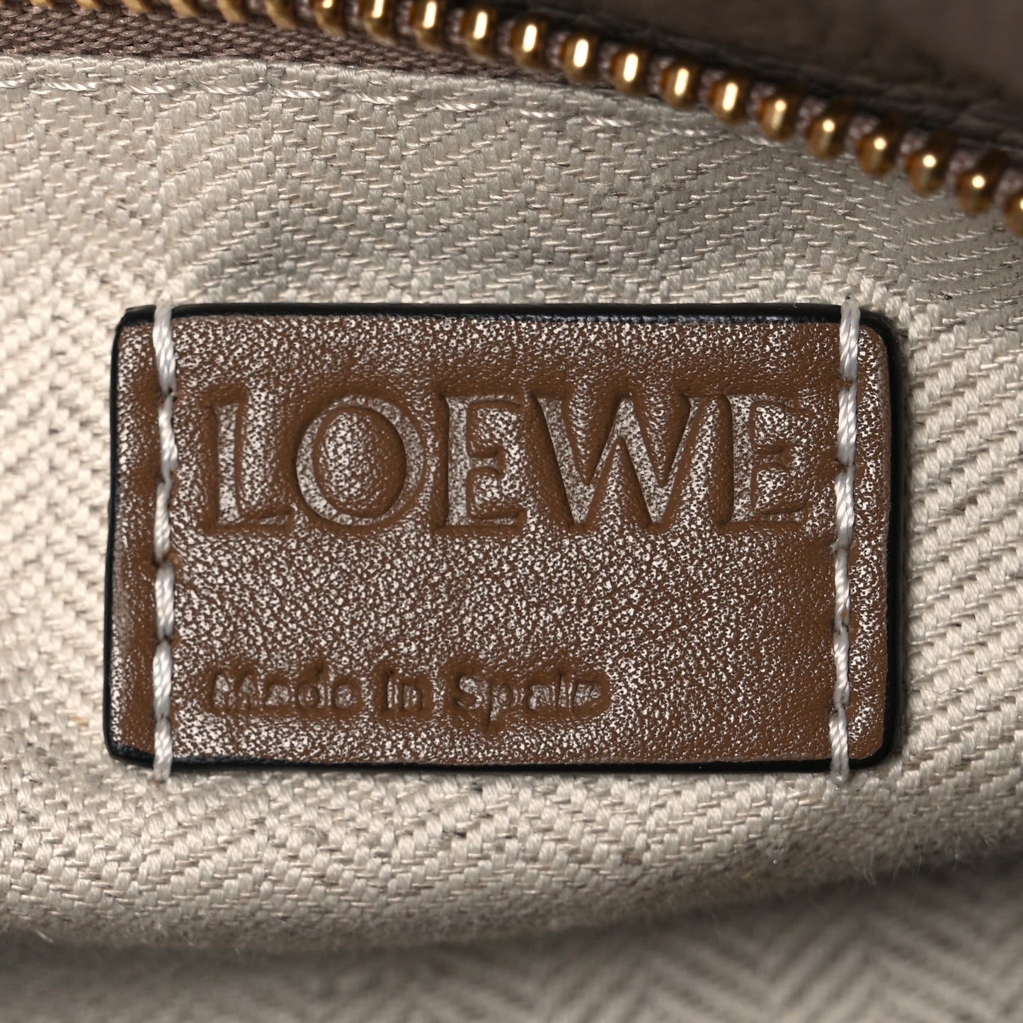 Grained Calfskin Small Puzzle Bag Sand Mink