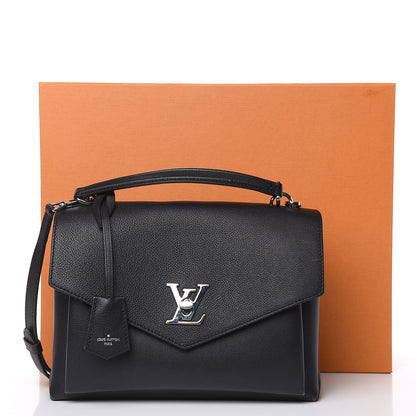 Louis Vuitton Soft Calfskin My Lockme Top Handle Black 15 of 15