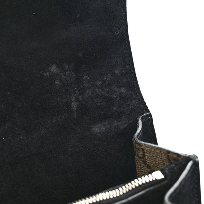Gucci GG Supreme Monogram Small Dionysus Shoulder Bag Black 12 of 13