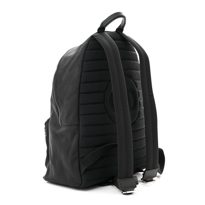 Christian Dior X KAWS Nylon Calfskin Logo Backpack Black 3 of 12