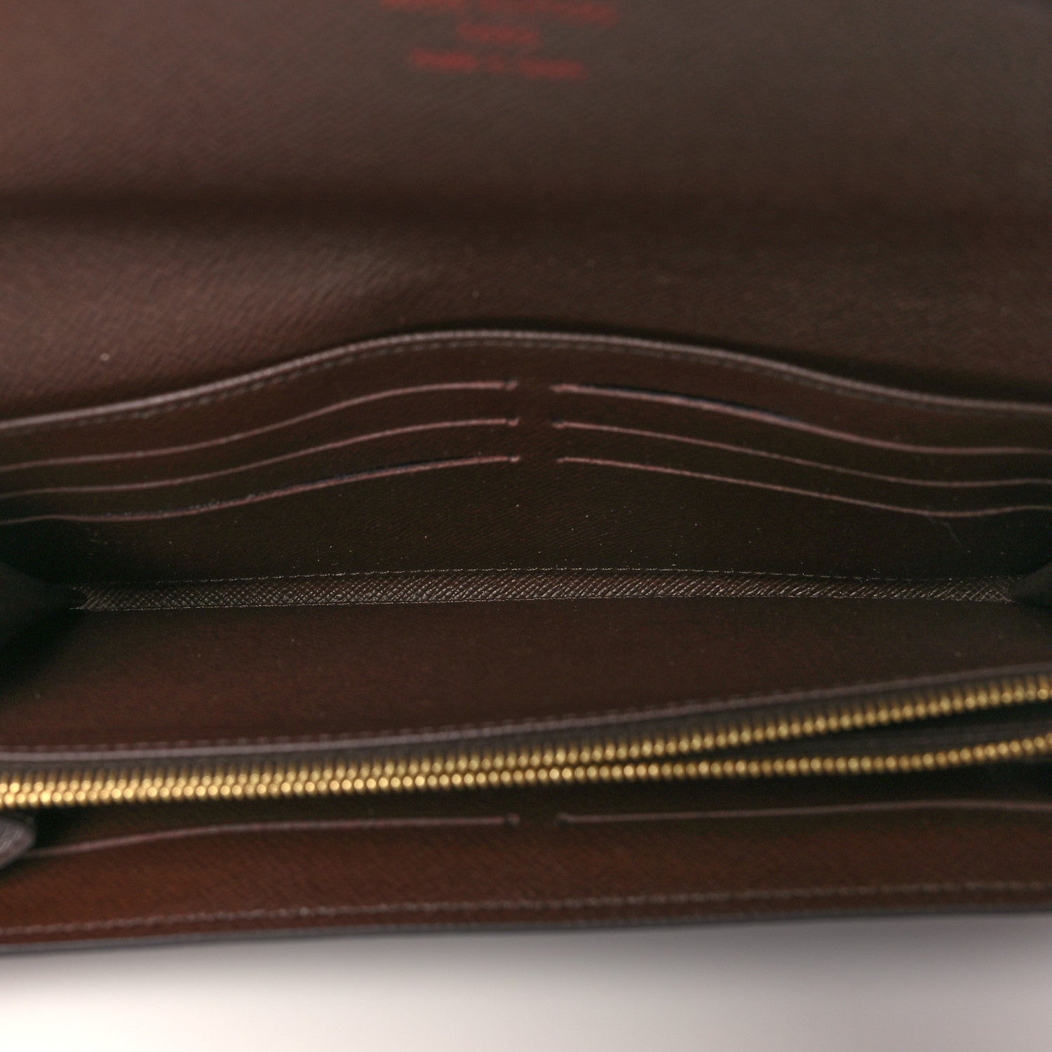 Louis Vuitton Damier Ebene Sarah Wallet NM 5 of 7