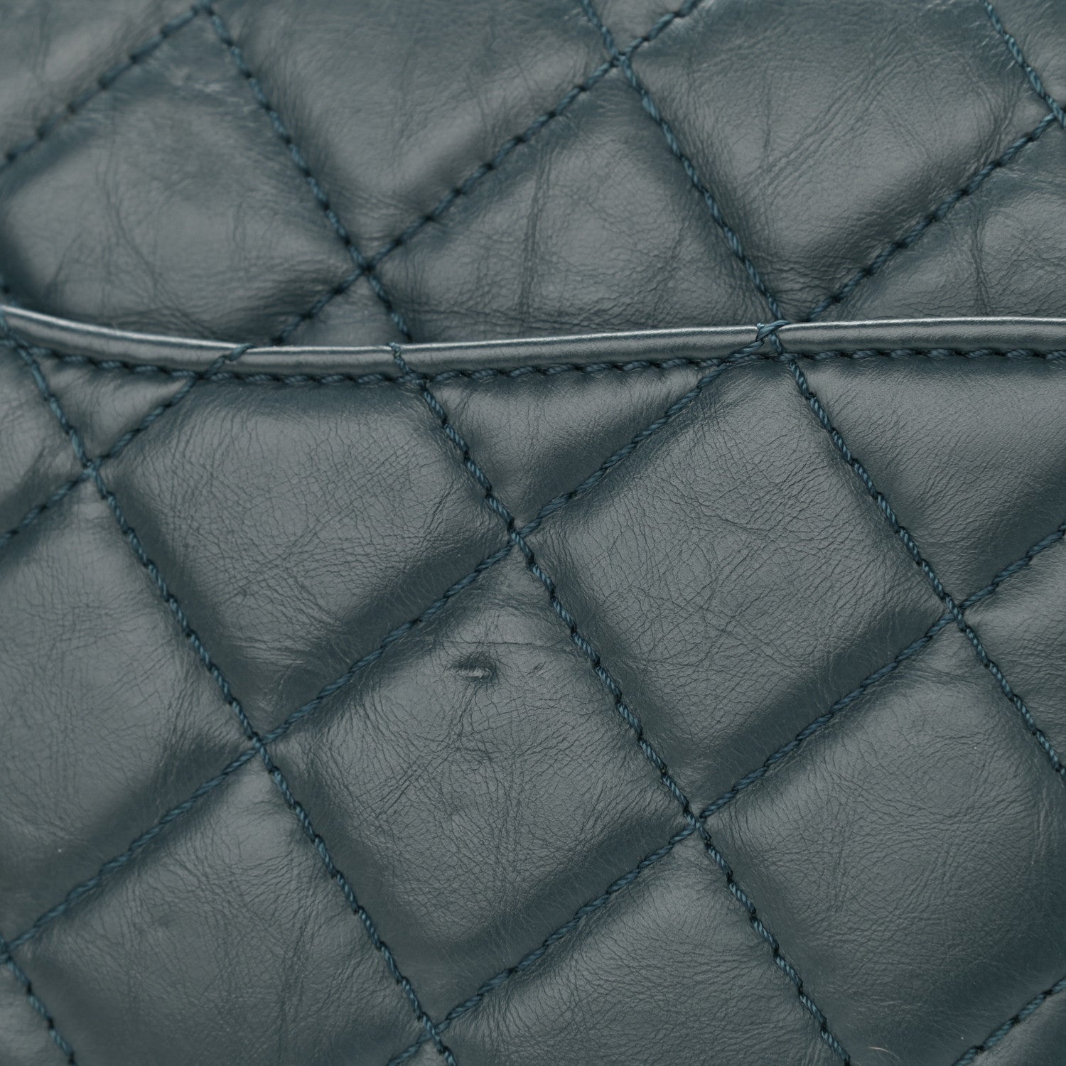Chanel Aged Calfskin Quilted 2.55 Reissue 227 Green 12 of 16