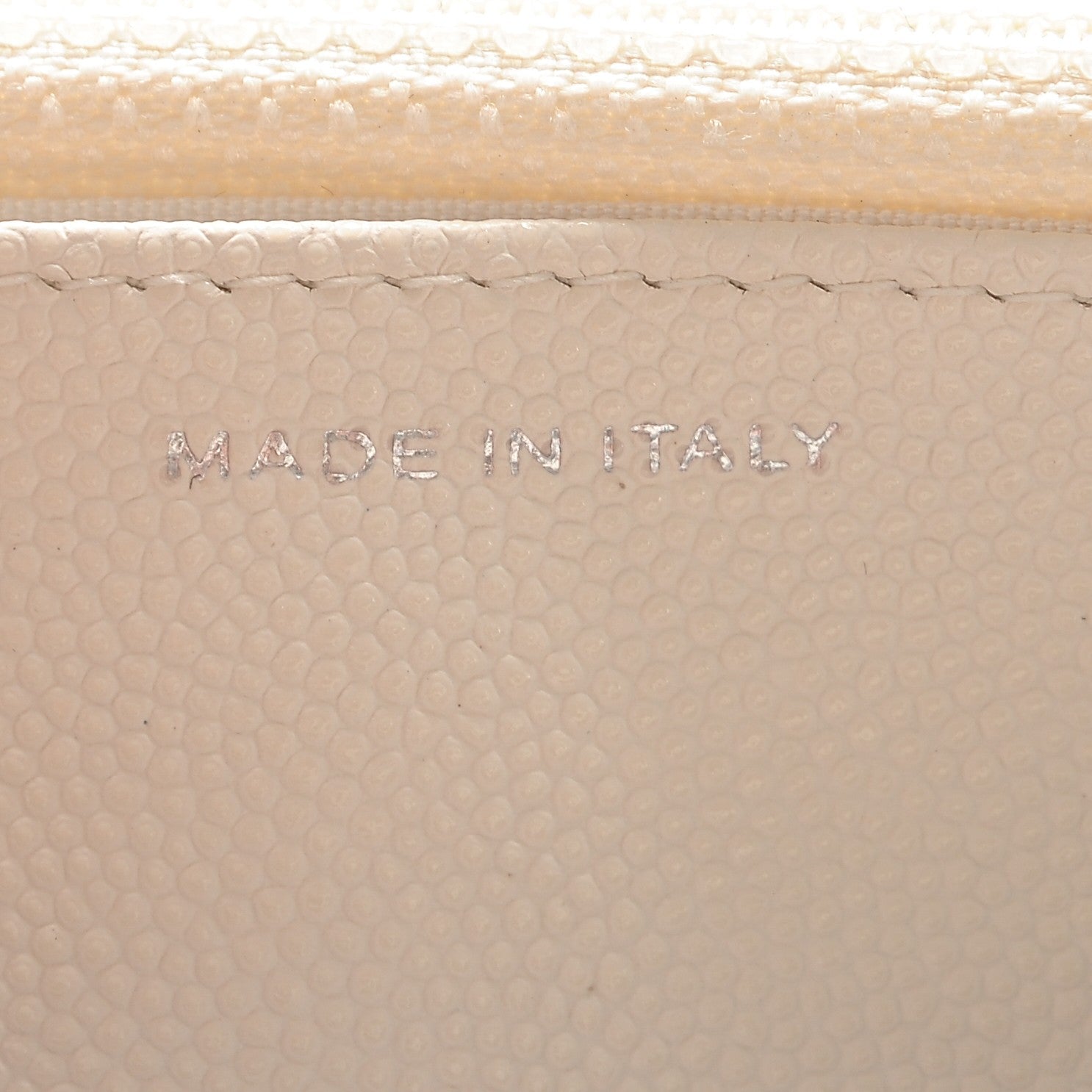 Chanel Caviar Quilted Boy Wallet On Chain WOC Ivory 7 of 8