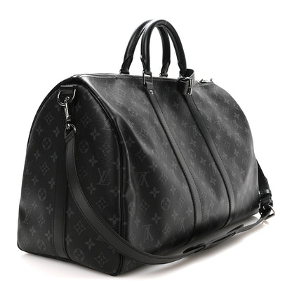 Louis Vuitton Monogram Eclipse Keepall Bandouliere 50 2 of 9