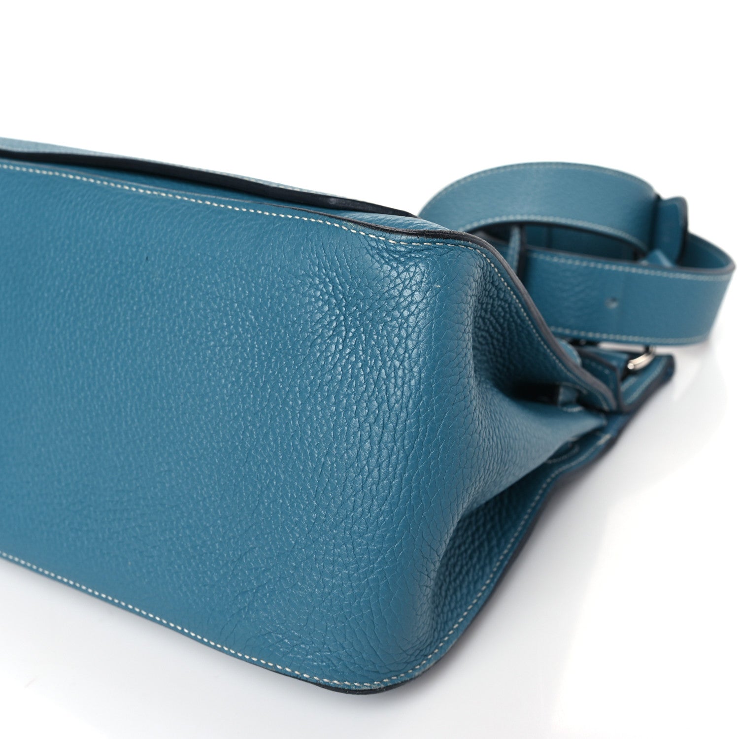 Hermes Taurillon Clemence Jypsiere 31 Blue Jean 8 of 8