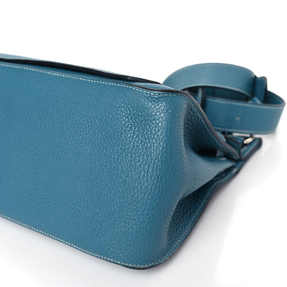 Hermes Taurillon Clemence Jypsiere 31 Blue Jean 8 of 8