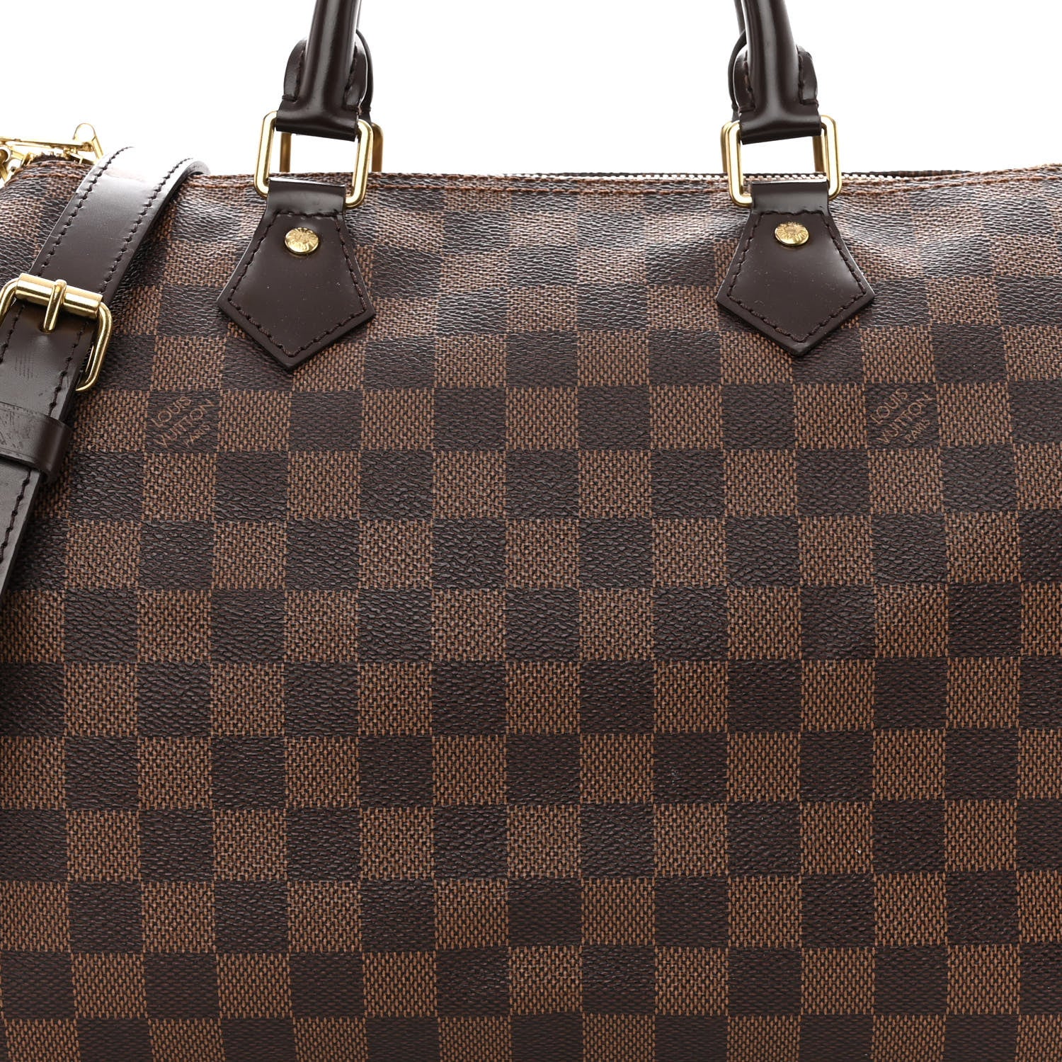 Louis Vuitton Damier Ebene Speedy Bandouliere 30 8 of 13