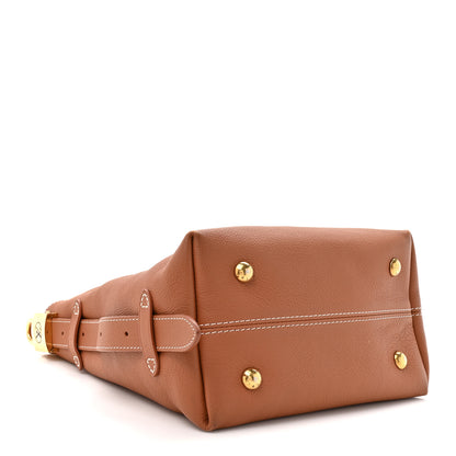 Louis Vuitton Grained Calfskin Low Key Hobo PM Cognac 5 of 12