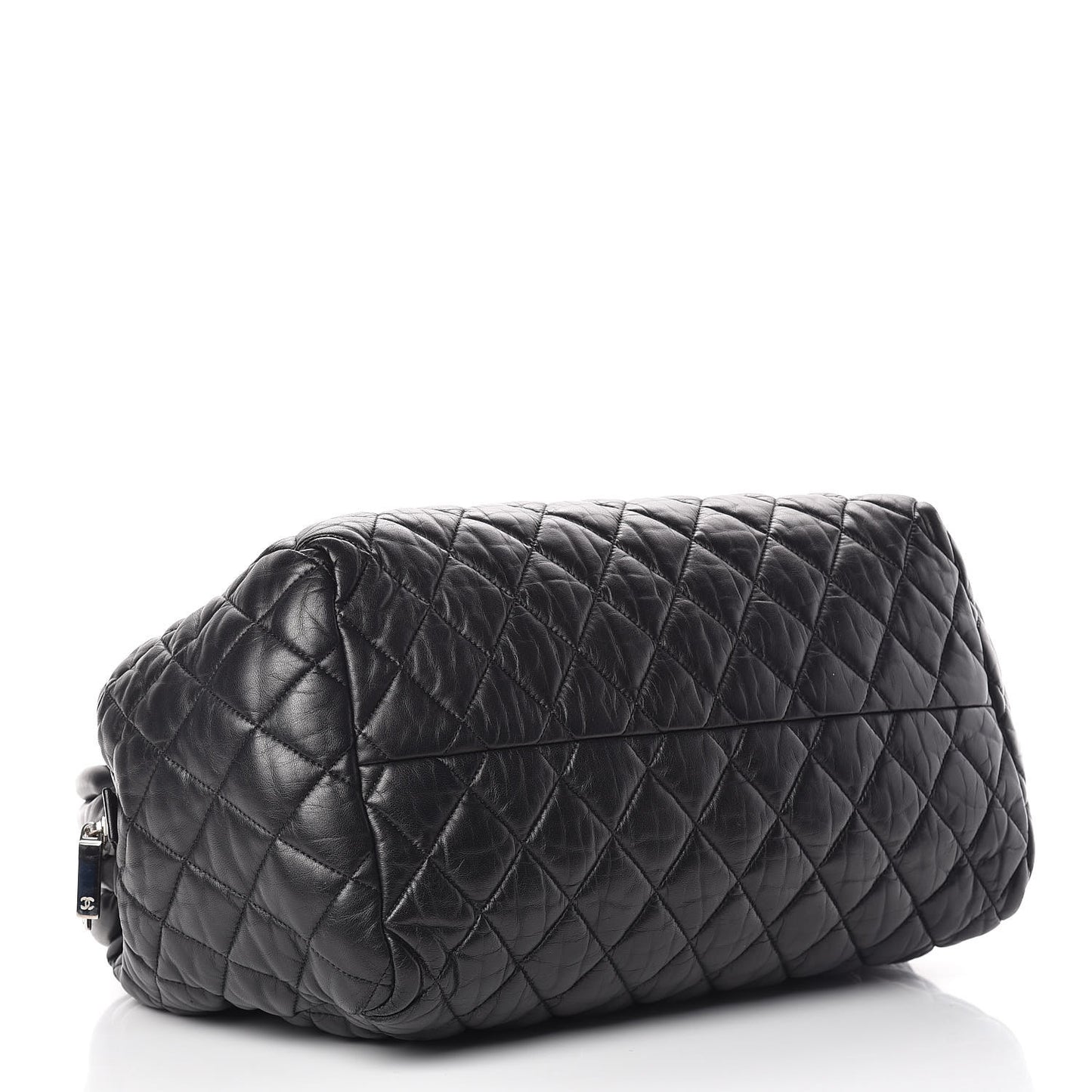 Lambskin Coco Cocoon Bowler Black
