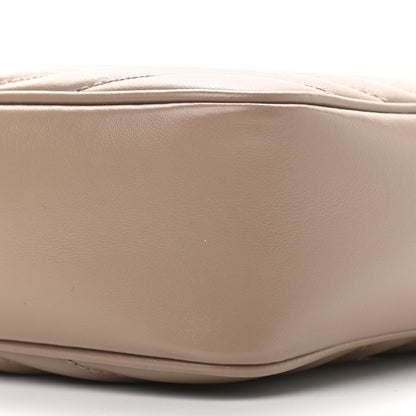 Saint Laurent Calfskin Matelasse Monogram Lou Camera Bag Dark Latte 10 of 11