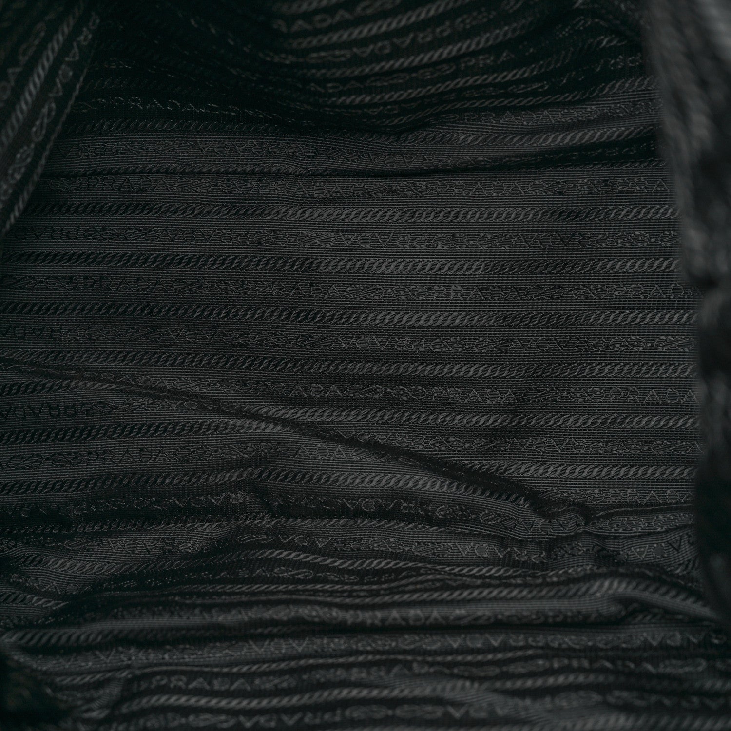 Prada Tessuto Nylon Saffiano Tote Black 5 of 17