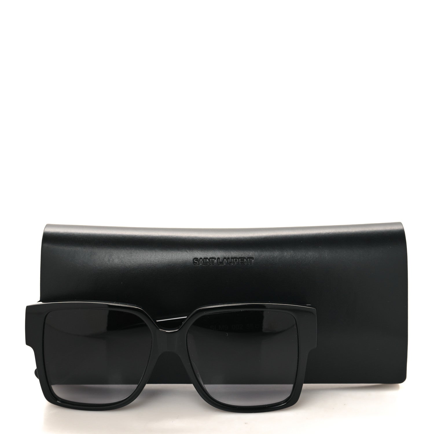 Saint Laurent Square SL M9 Sunglasses Black 8 of 8