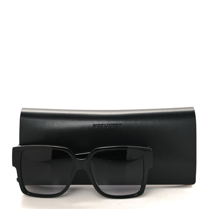 Saint Laurent Square SL M9 Sunglasses Black 8 of 8