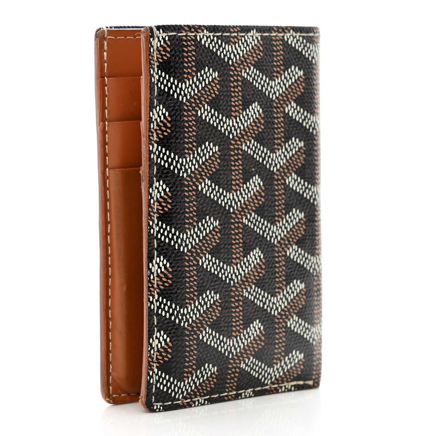 Goyardine Saint Pierre Card Holder Black