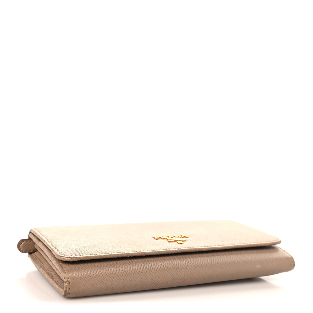 Prada Saffiano Metal Continental Flap Wallet Cammeo 5 of 9