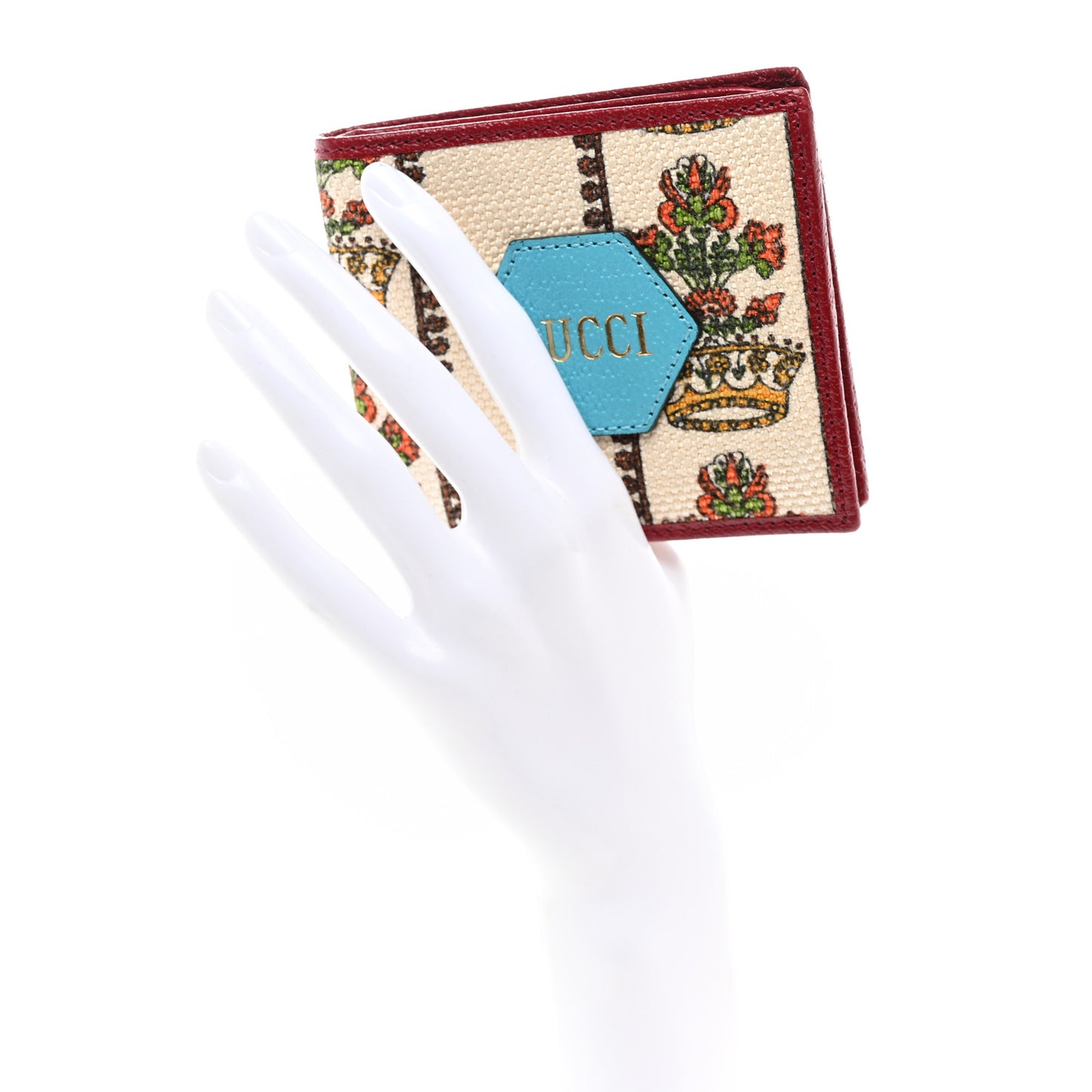 Canvas Calfskin 100 Centennial Music Wallet Multicolor