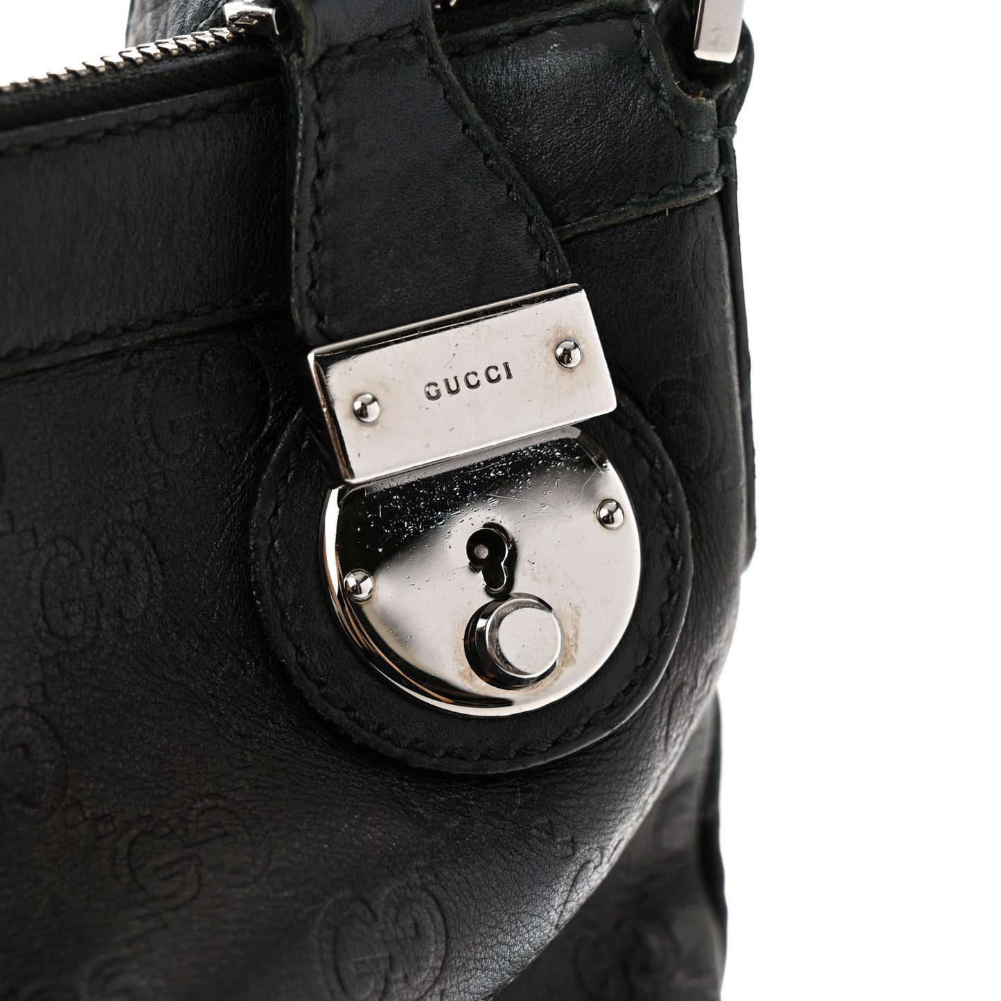 Guccissima GG Messenger Bag Black