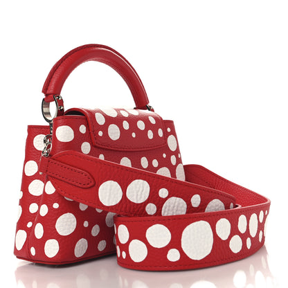 Louis Vuitton LV X YK Taurillon Capucines Mini Red White 3 of 10