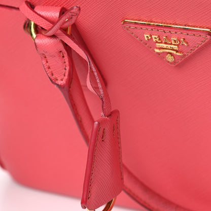 Prada Saffiano Mini Galleria Double Zip Tote Fragola 23 of 23