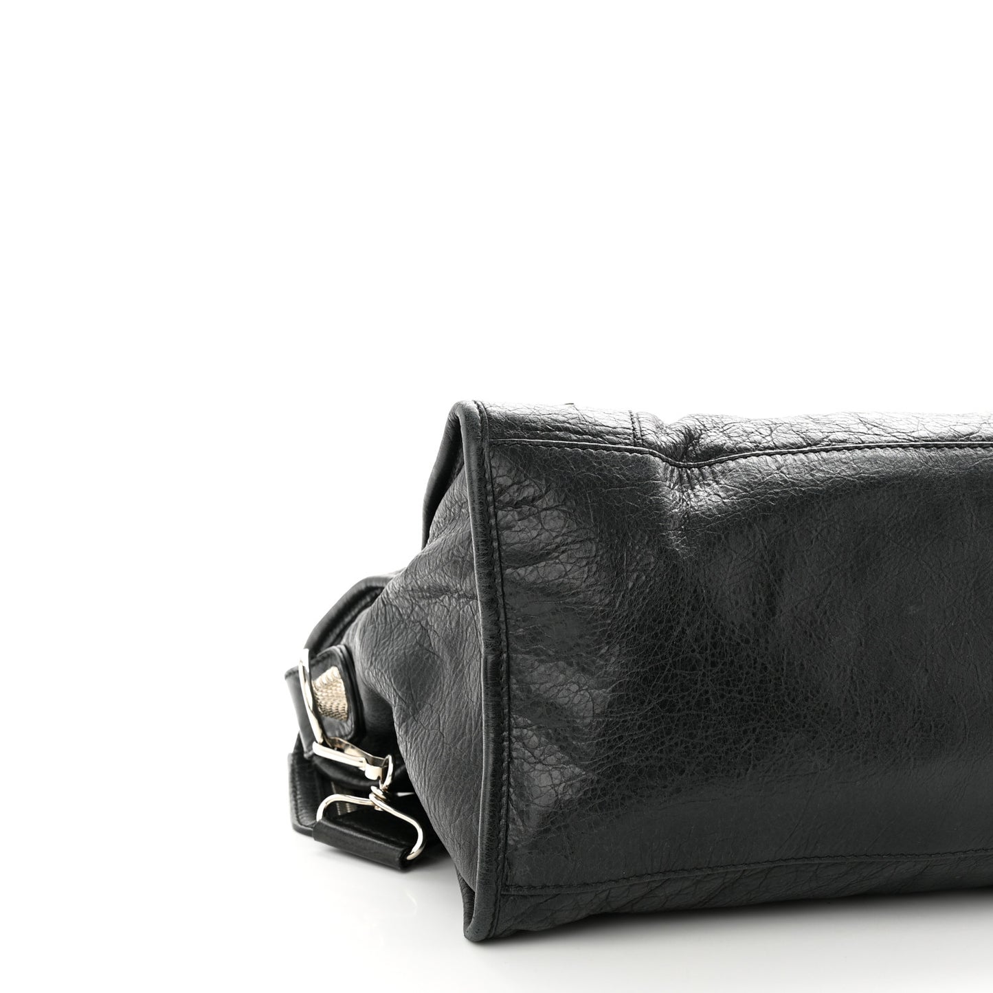 Agneau Giant 21 Silver Hardware Part Time Black