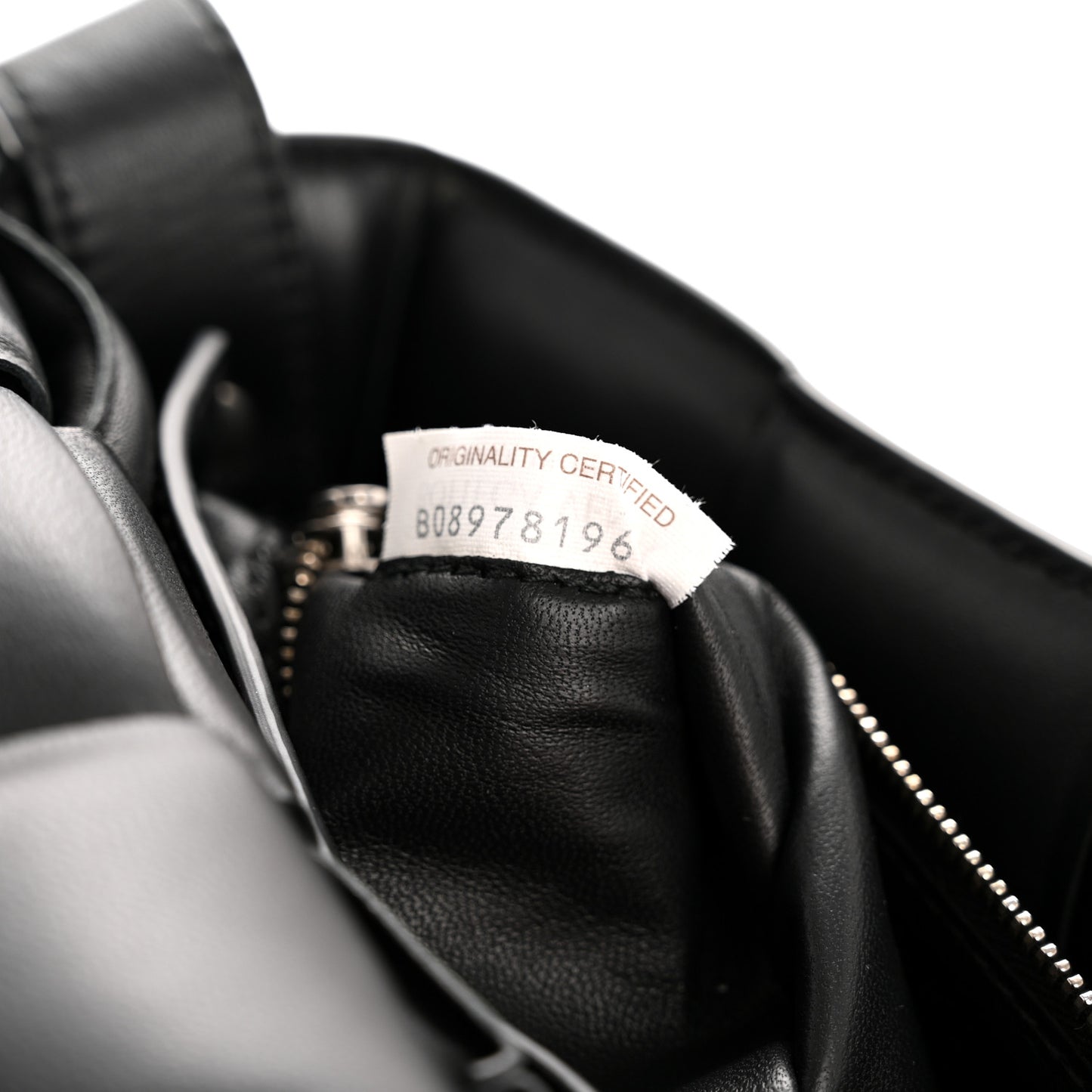 Nappa Maxi Intreccio Padded Cassette Crossbody Bag Black