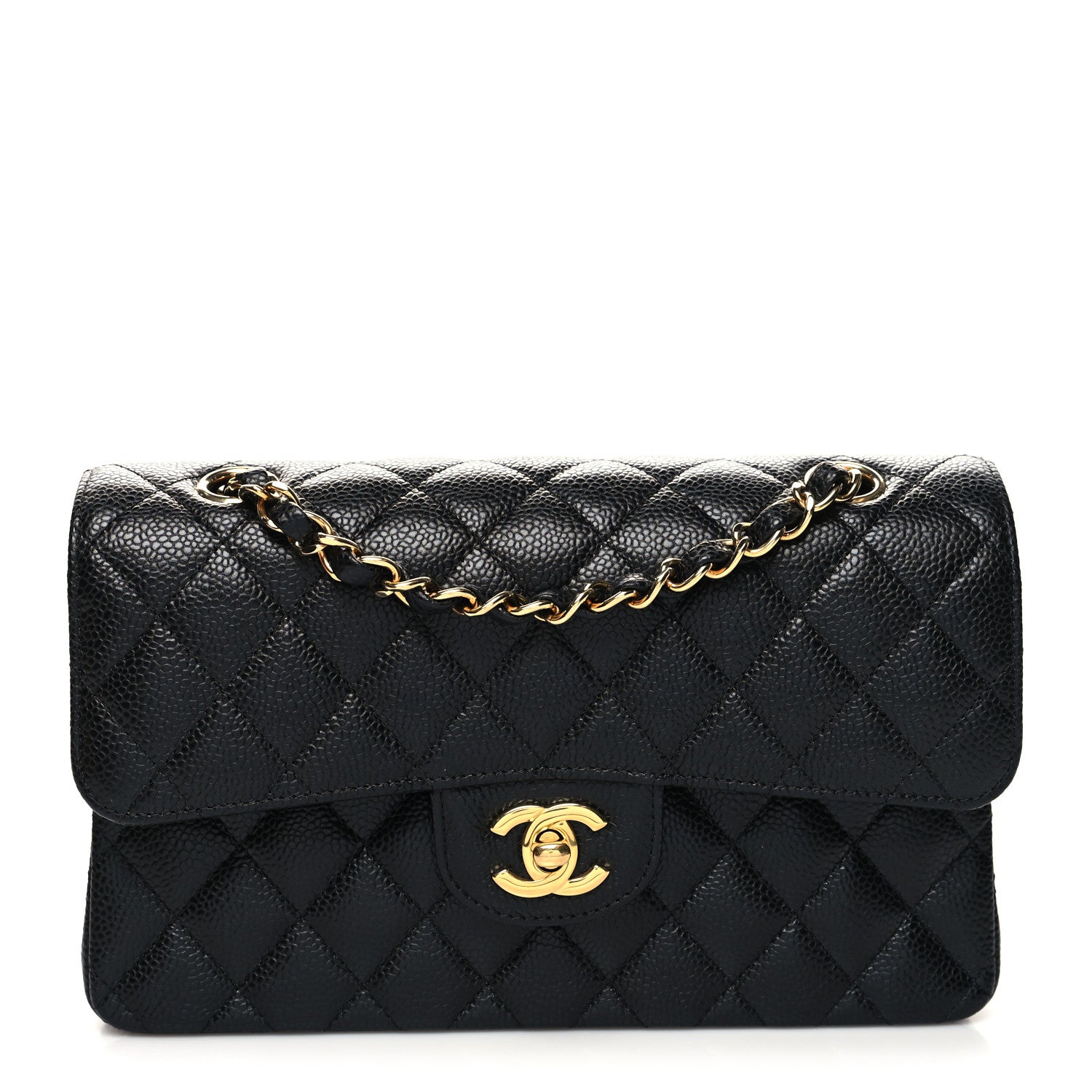 Chanel Caviar Quilted Small Double Flap Black 1 of 10