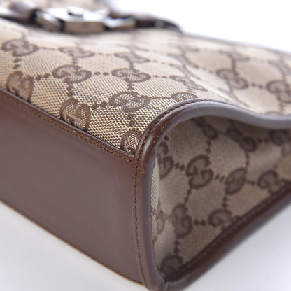 Gucci Monogram Small Bardot Brown 10 of 12
