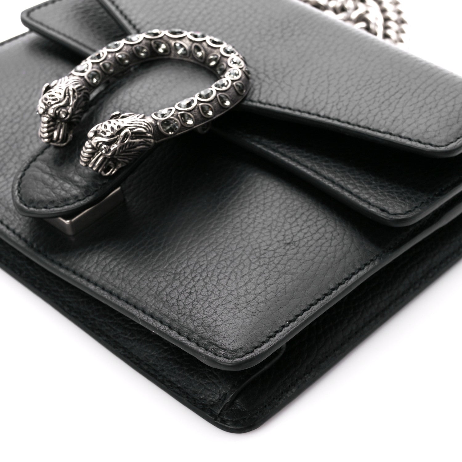Gucci Calfskin Mini Dionysus Shoulder Bag Black 12 of 12