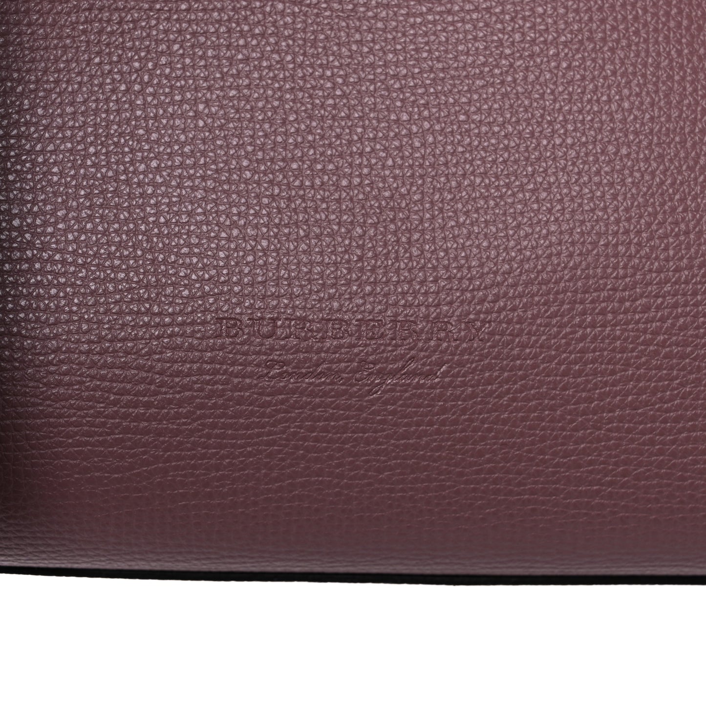 Grainy Calfskin Haymarket Check Medium Reversible Tote Dusty Pink