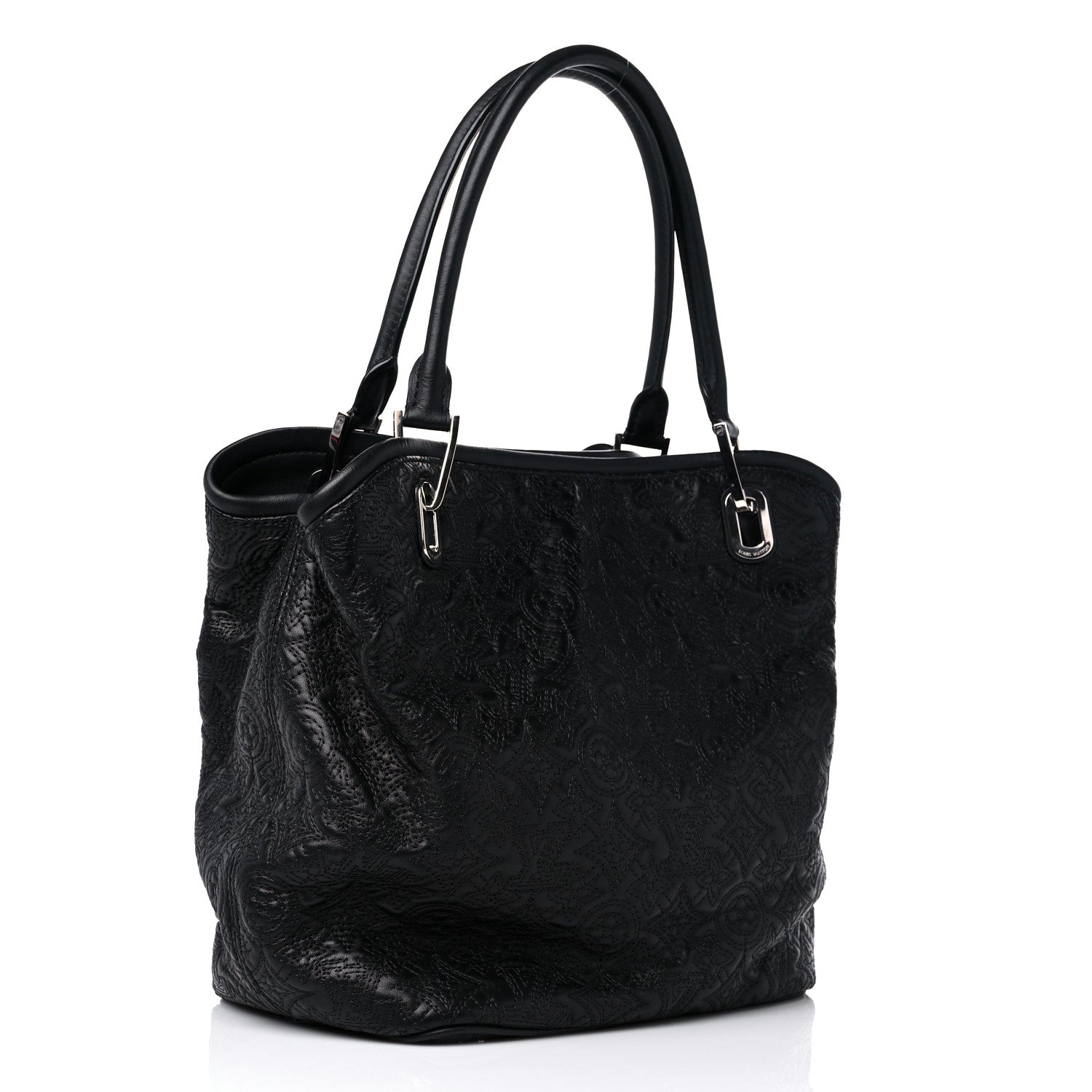 Louis Vuitton Monogram Lambskin Antheia Lilia PM Black 3 of 9