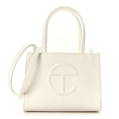 Telfar Vegan Leather Small Shopping Bag White 1 of 8