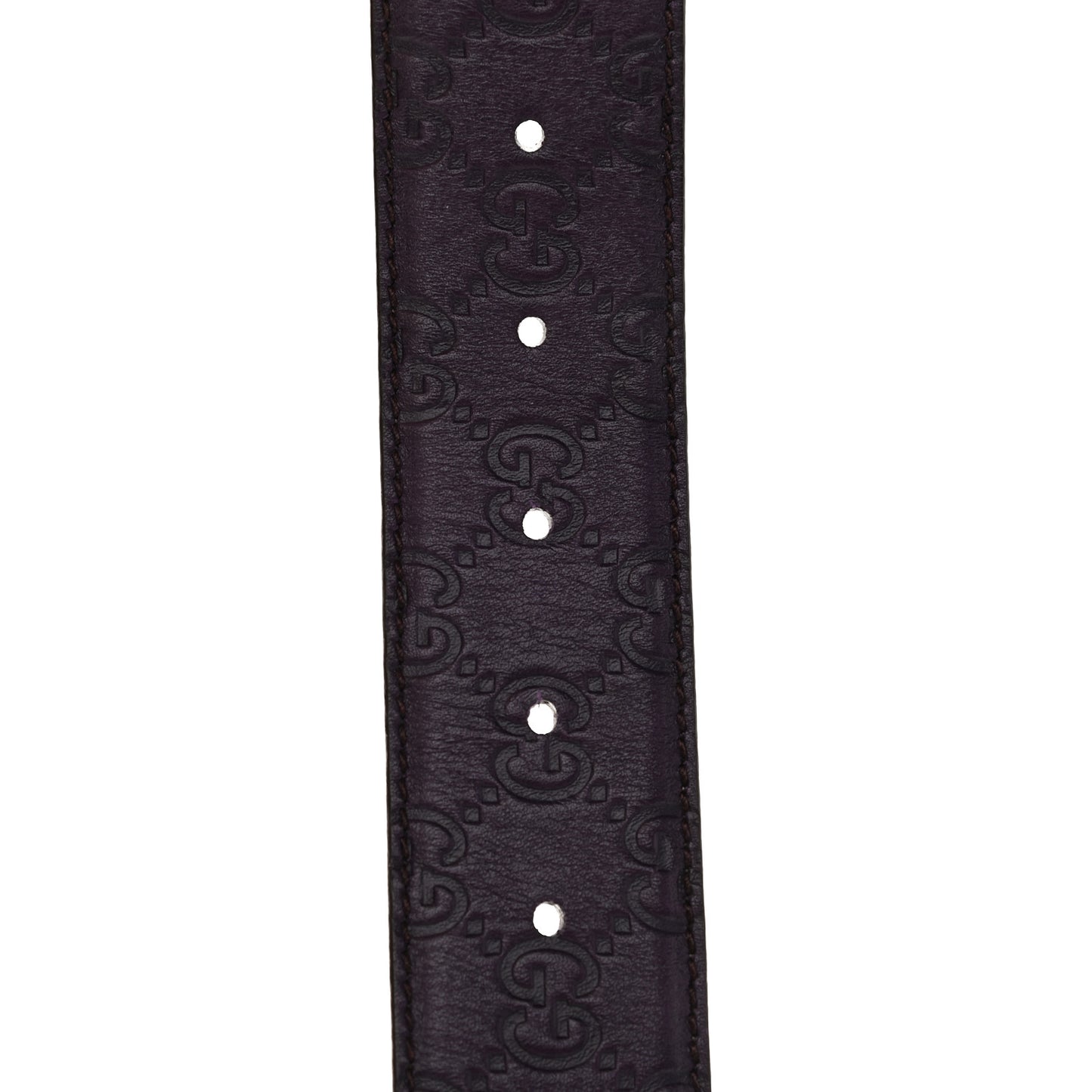 Guccissima Interlocking G Belt 95 38 Purple