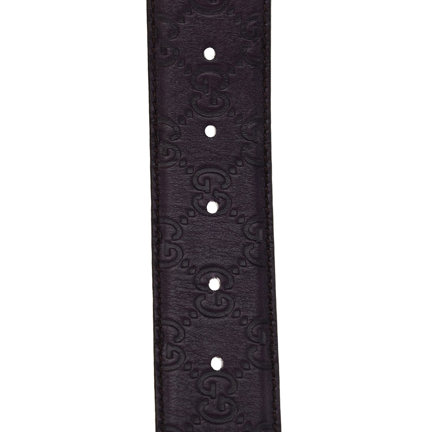 Gucci Guccissima Interlocking G Belt 95 38 Purple 5 of 6