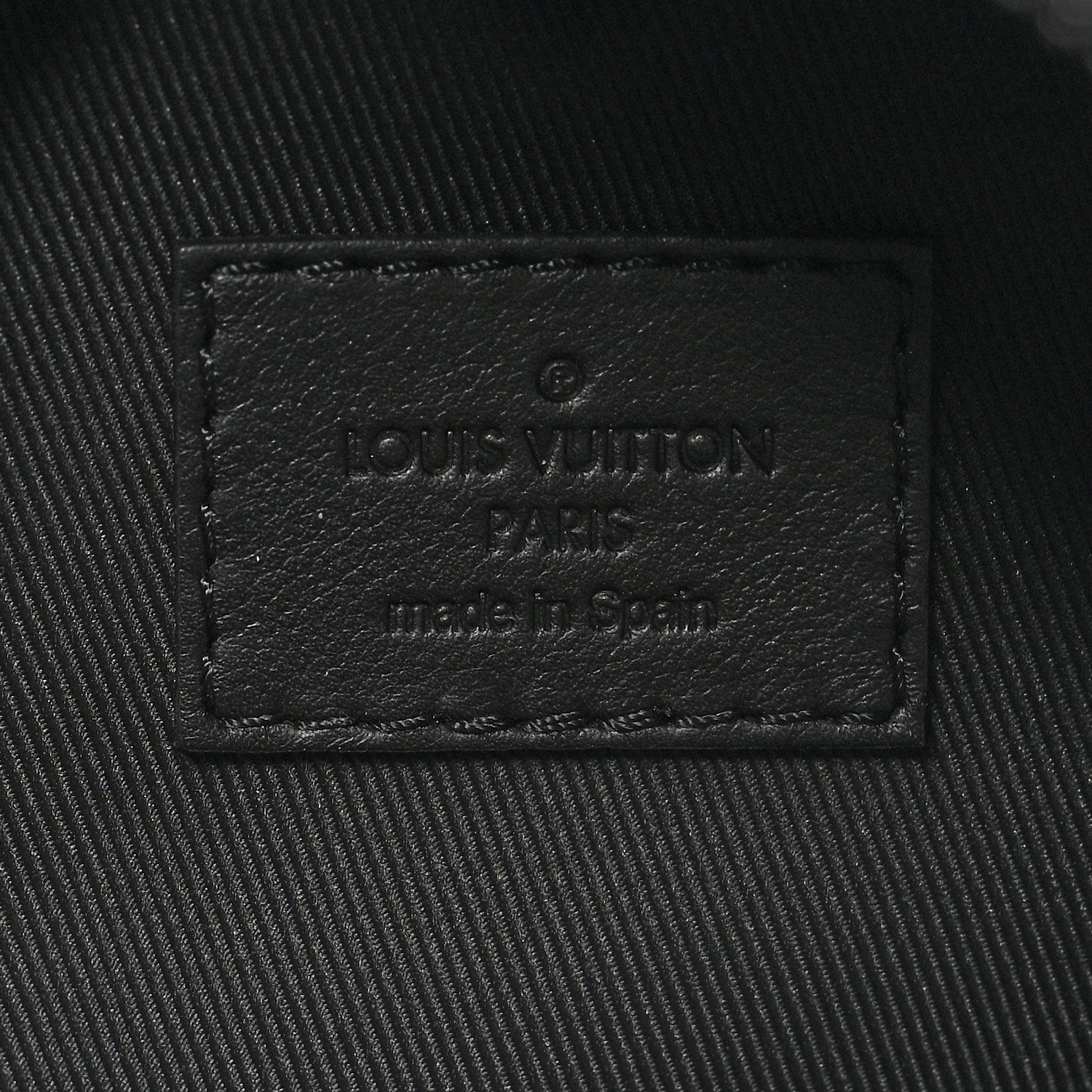 Louis Vuitton Calfskin Monogram Shadow Racer Backpack Black 6 of 9