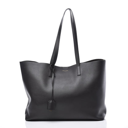 Saint Laurent Calfskin Large Shopping Tote Black 2 of 12
