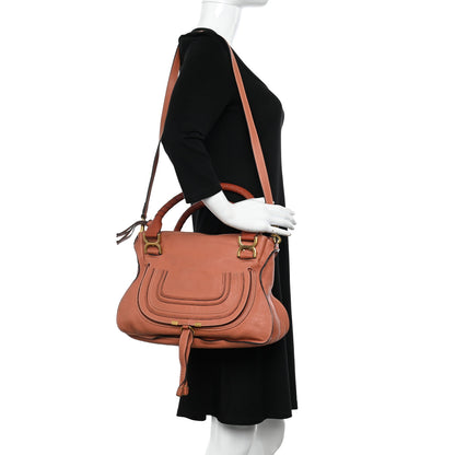 Chloe Calfskin Small Marcie Satchel Maple Leaf 2 of 14