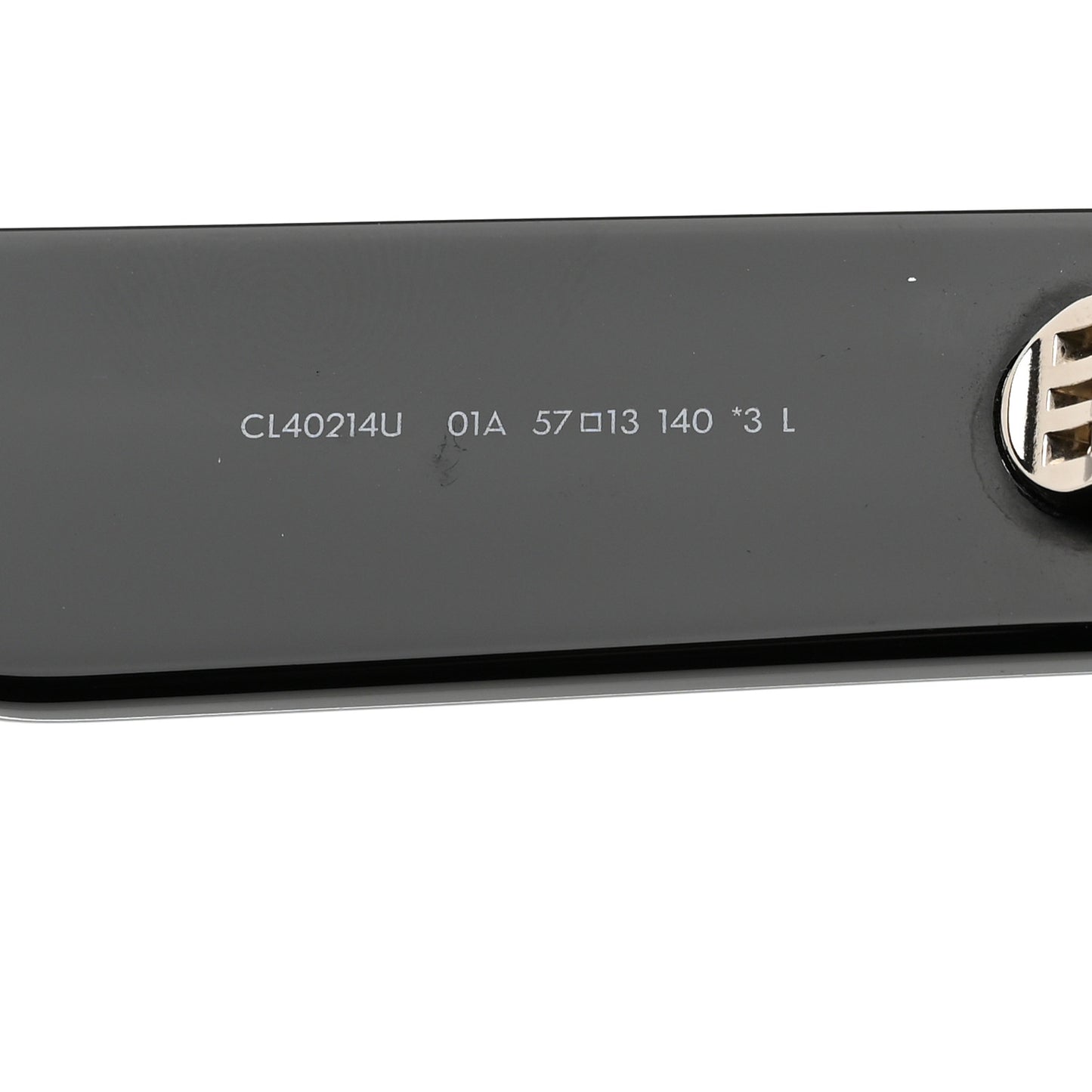 Acetate Monochroms Square Sunglasses CL40214U Black