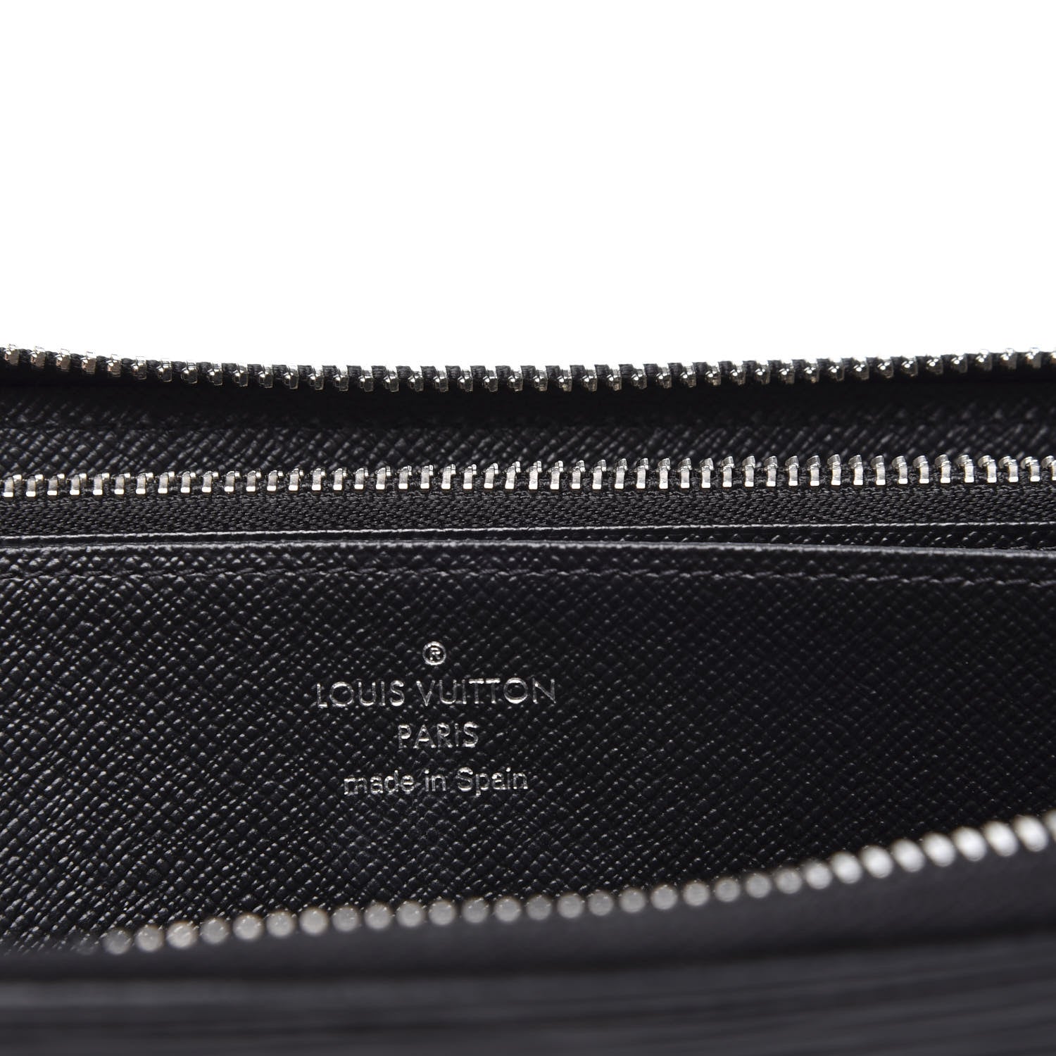 Louis Vuitton Epi Zippy Wallet Black 7 of 9