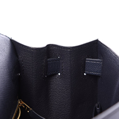 Hermes Epsom Kelly Sellier 28 Bleu Indigo 19 of 42
