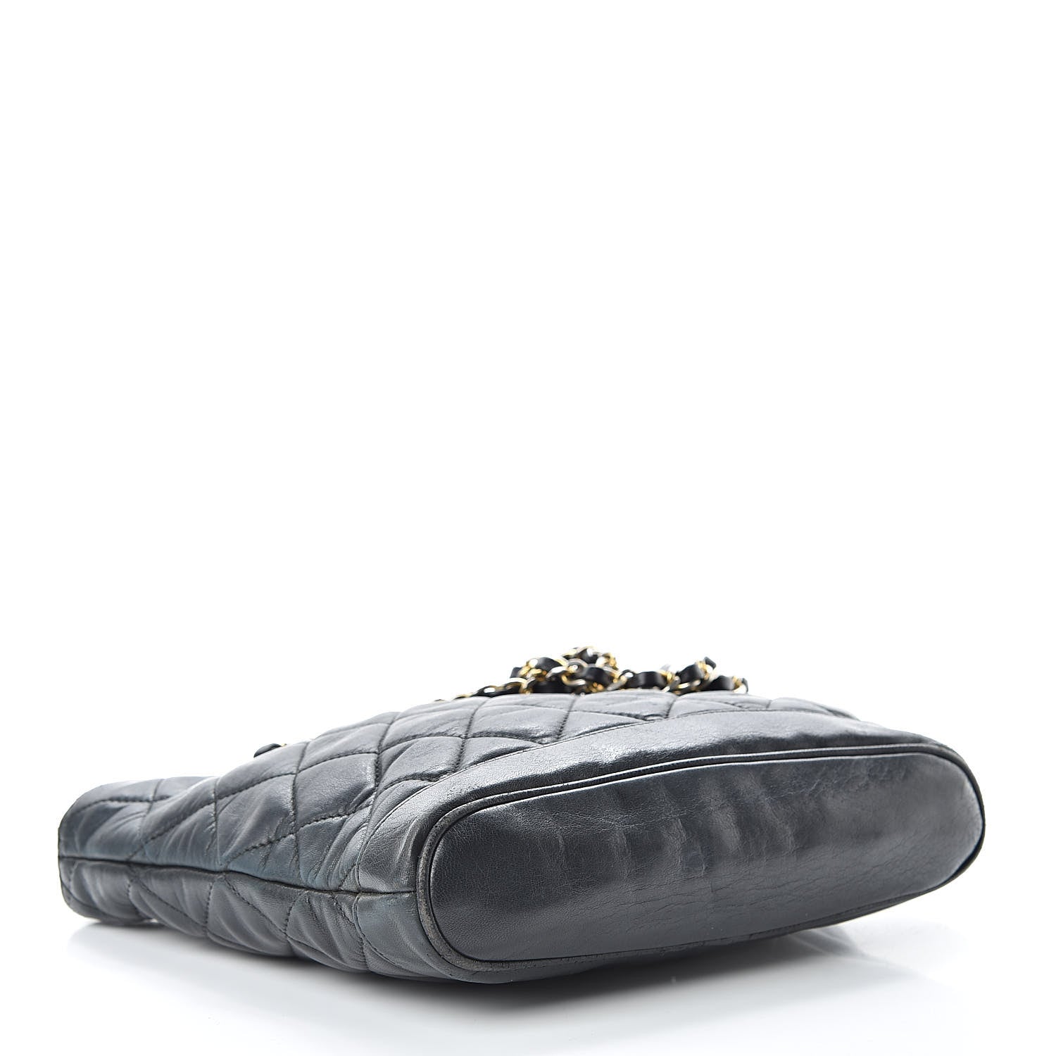 Chanel Lambskin Quilted Shoulder Bag Black 4 of 13