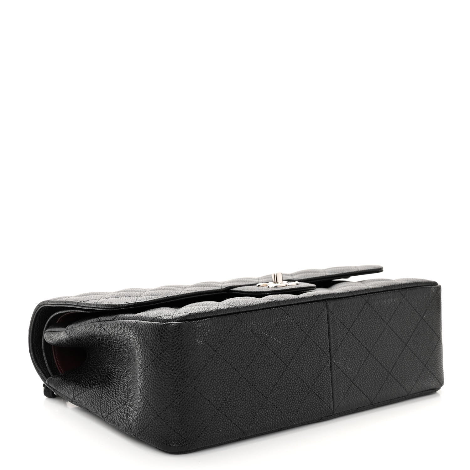 Chanel Caviar Quilted Jumbo Double Flap Black 4 of 10