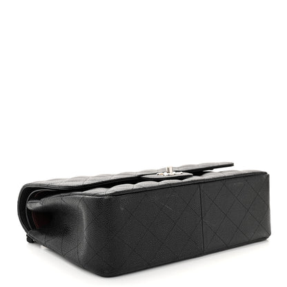 Chanel Caviar Quilted Jumbo Double Flap Black 4 of 10