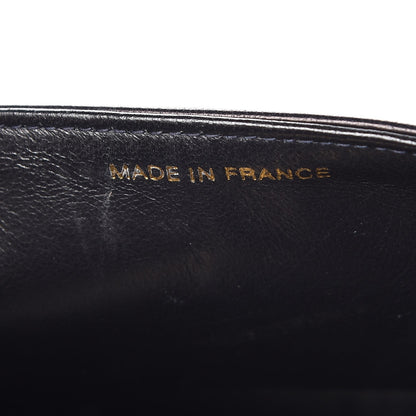 Chanel Lambskin Quilted Medium Double Flap Navy 8 of 9