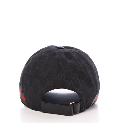 Gucci Monogram Web Baseball Hat XL Black 5 of 8
