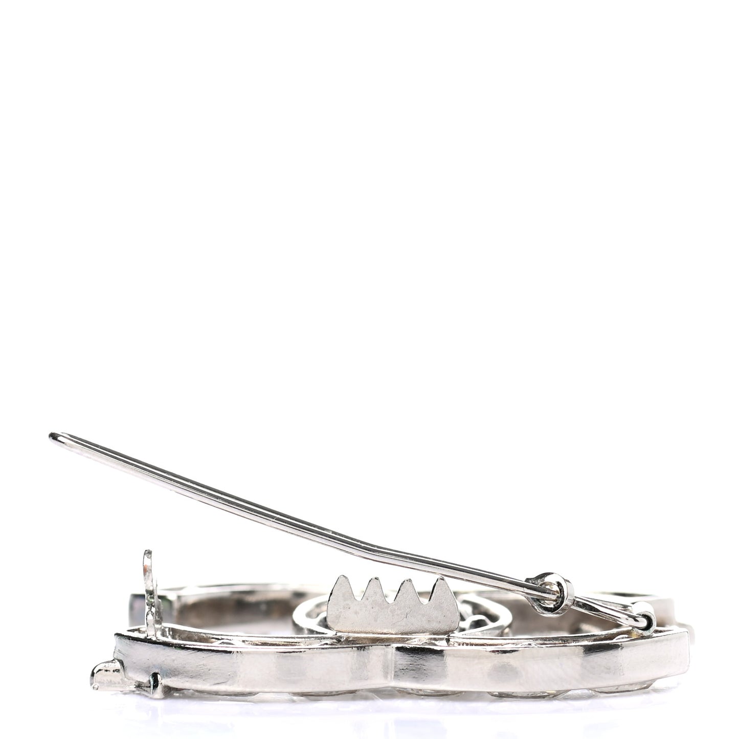 Crystal Starfall CC Hair Clip Silver