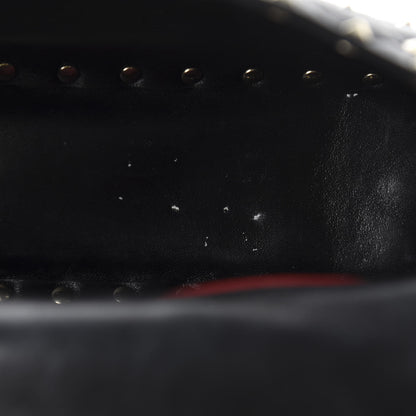 Valentino Garavani Lambskin Small Rockstud Spike Shoulder Bag Black 10 of 11